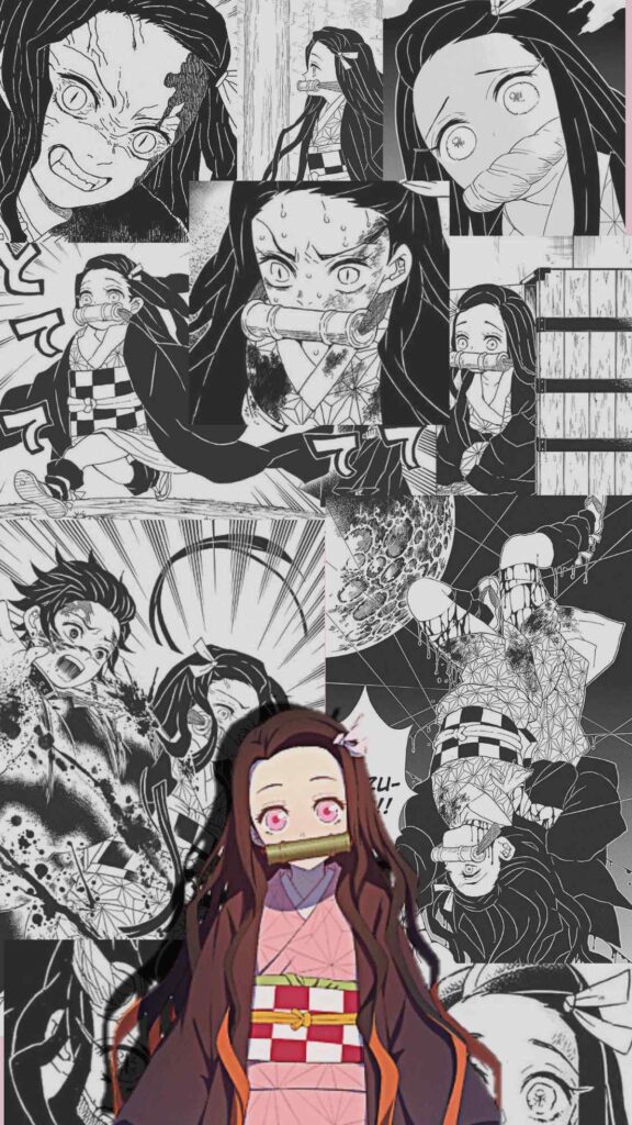 Demon Slayer Nezuko Phone Wallpapers 3 Nezuko Phone Wallpapers - Demon Slayer Cute Nezuko Kamado 4K Backgrounds Download Wallpapers