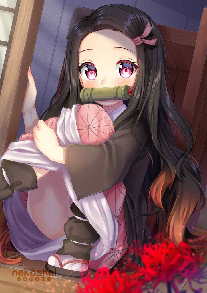 Nezuko Phone Wallpapers in demon form 6 Nezuko Phone Wallpapers - Demon Slayer Cute Nezuko Kamado 4K Backgrounds Download Wallpapers