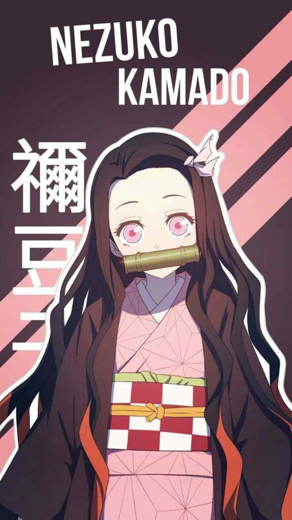 Nezuko Phone Wallpapers with a cherry blossom background 1 Nezuko Phone Wallpapers - Demon Slayer Cute Nezuko Kamado 4K Backgrounds Download Wallpapers