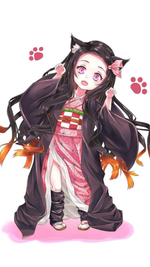 Nezuko Phone Wallpapers with a cherry blossom background 13 Nezuko Phone Wallpapers - Demon Slayer Cute Nezuko Kamado 4K Backgrounds Download Wallpapers