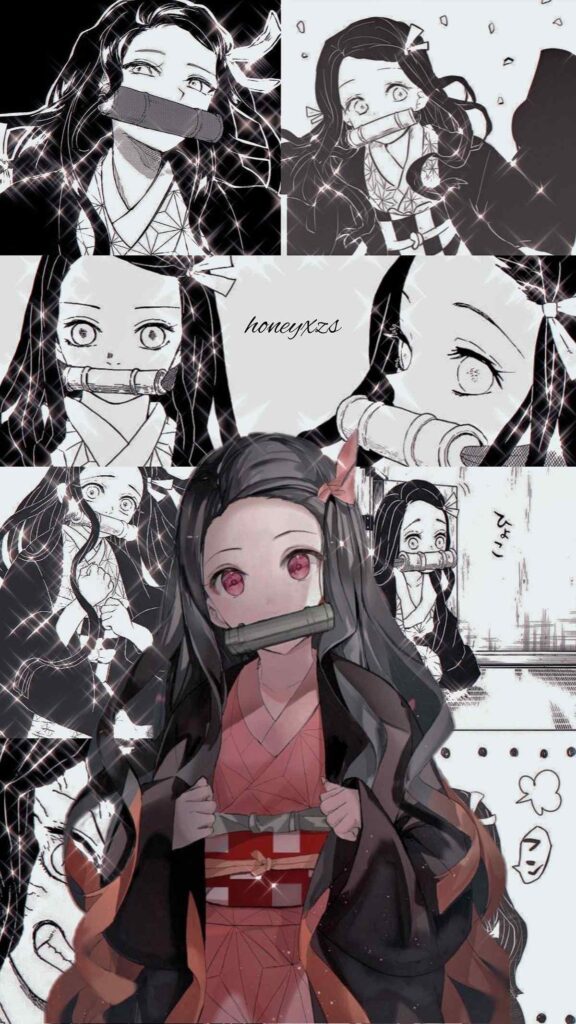 Nezuko Phone Wallpapers with a cherry blossom background 18 Nezuko Phone Wallpapers - Demon Slayer Cute Nezuko Kamado 4K Backgrounds Download Wallpapers