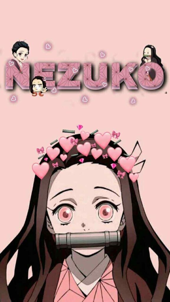 Nezuko Phone Wallpapers with a cherry blossom background 2 Nezuko Phone Wallpapers - Demon Slayer Cute Nezuko Kamado 4K Backgrounds Download Wallpapers