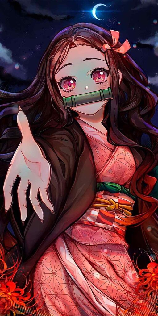 Nezuko cute wallpaper aesthetic 2 Nezuko Phone Wallpapers - Demon Slayer Cute Nezuko Kamado 4K Backgrounds Download Wallpapers